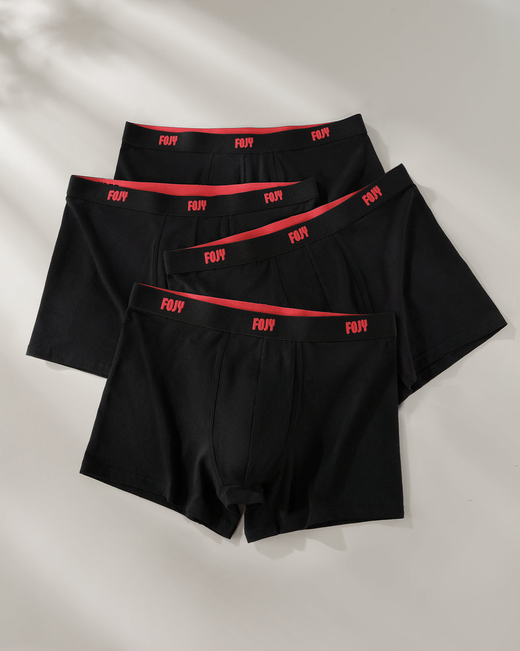 طاقم بوكسر فوجي – أسود  | 4 قطع