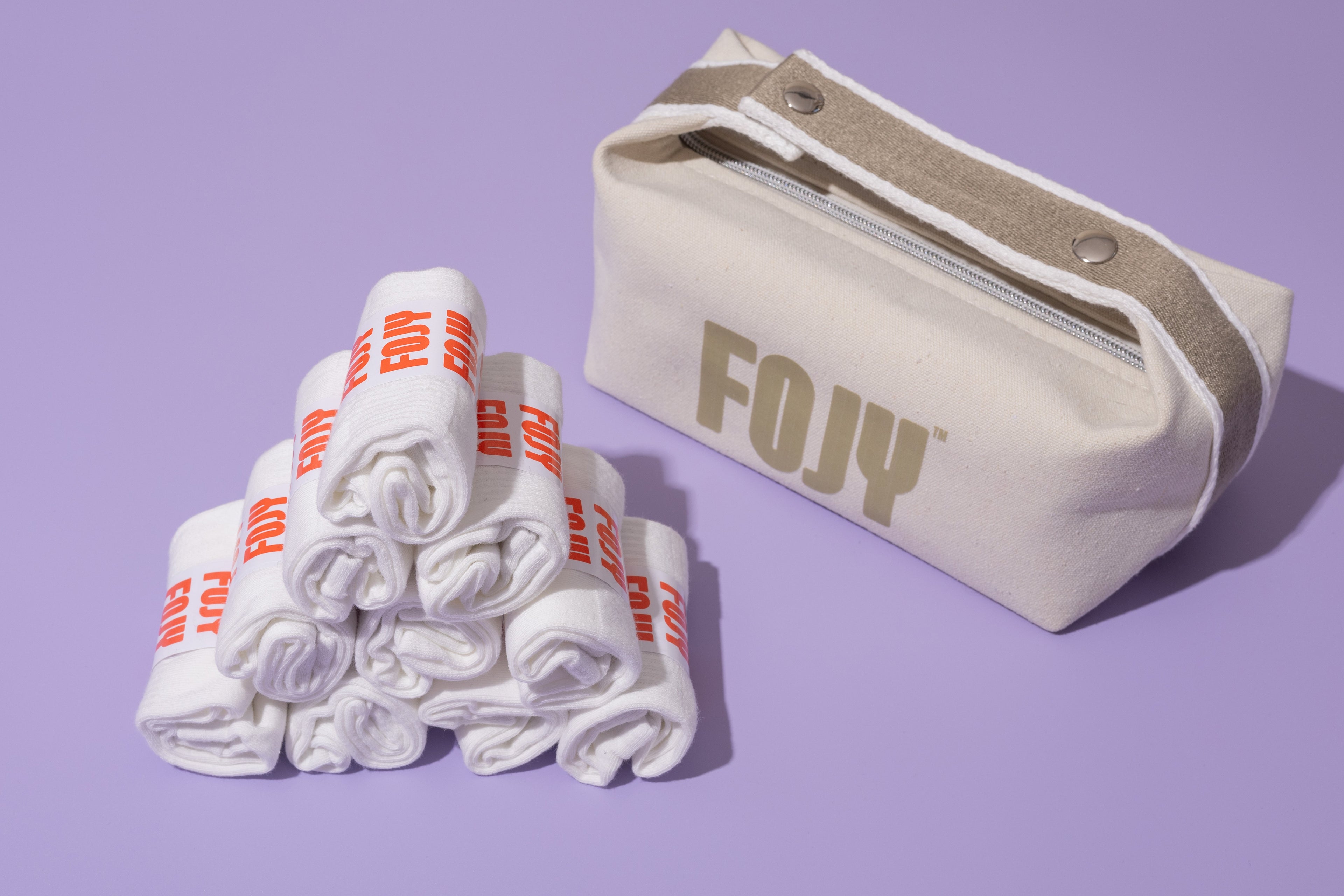 طاقم جوارب فوجي قصير – أبيض | 10 قطع